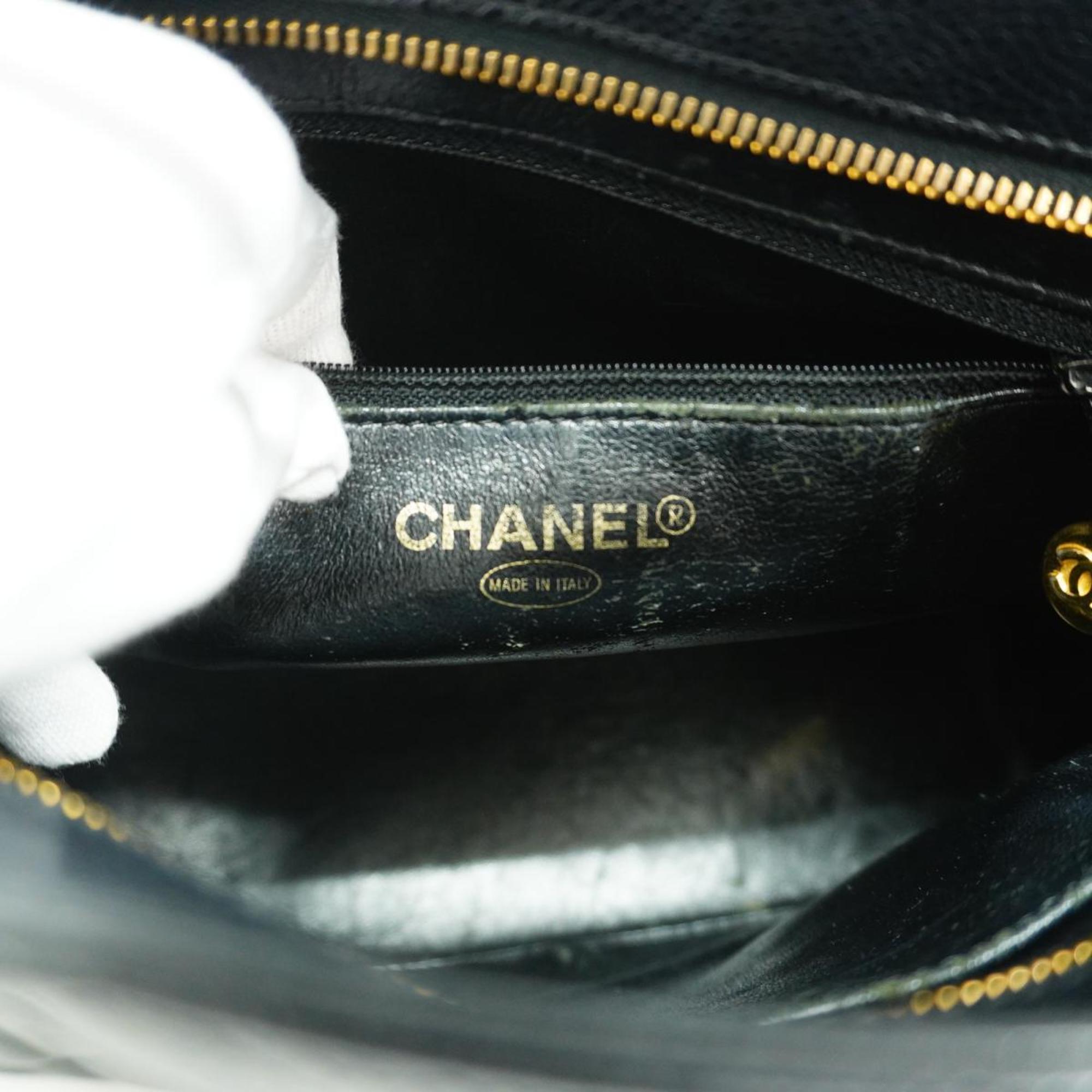 シャネル(Chanel) シャネル トートバッグ 復刻トート キャビアスキン ブラック  レディース