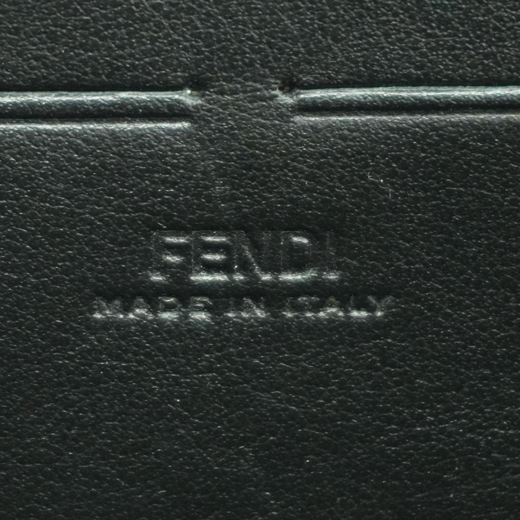 フェンディ(Fendi) フェンディ ハンドバッグ ズッカ ソフトトランク キャンバス ブラック   メンズ