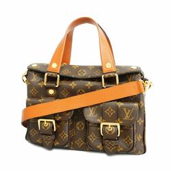 ルイ・ヴィトン(Louis Vuitton) ルイ・ヴィトン ハンドバッグ モノグラム マンハッタン M43481 ブラウンレディース