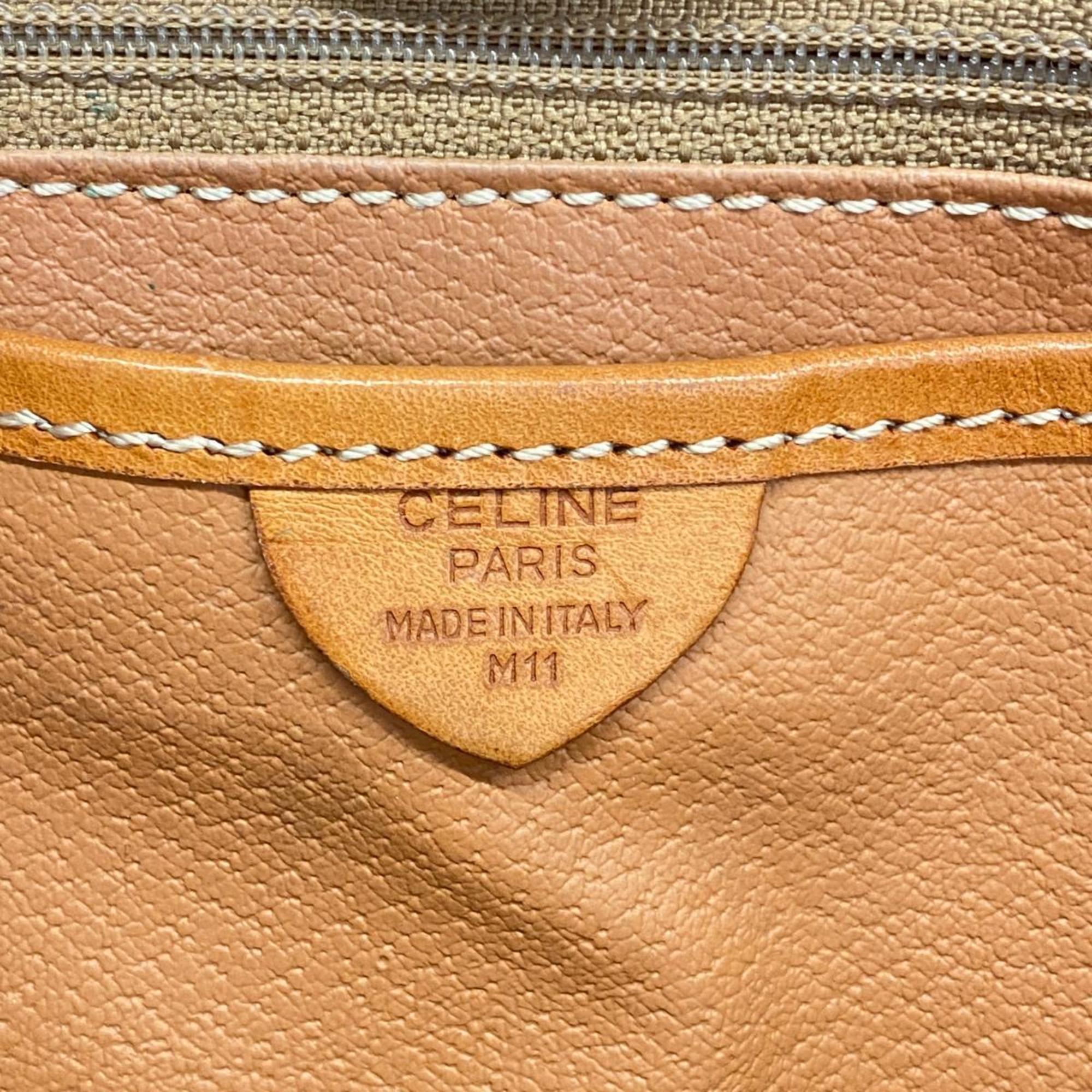 セリーヌ(Celine) セリーヌ トートバッグ マカダム レザー ブラウン   レディース