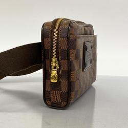 ルイ・ヴィトン(Louis Vuitton) ルイ・ヴィトン ウエストバッグ ダミエ バムバッグブルックリン N41101 エベヌメンズ レディース