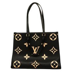 ルイ・ヴィトン(Louis Vuitton) ルイ・ヴィトン ハンドバッグ モノグラム・アンプラント バイカラー オンザゴーMM M45495 ブラックベージュレディース