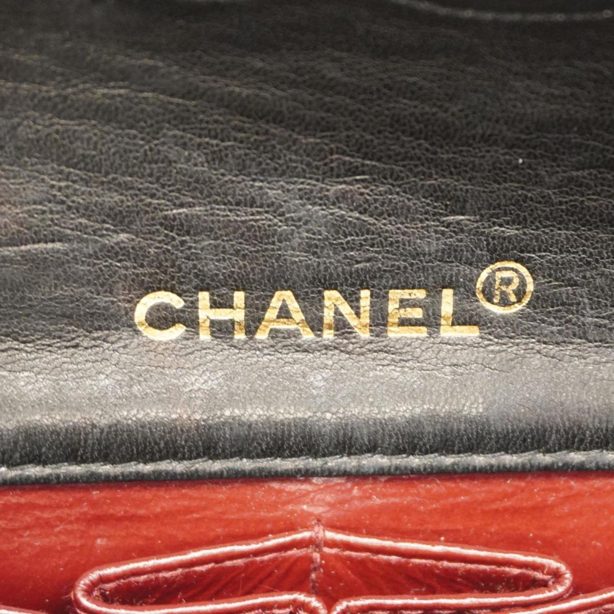 シャネル(Chanel) シャネル ショルダーバッグ マトラッセ チェーンショルダー ラムスキン ブラック   レディース