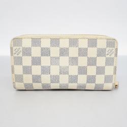 ルイ・ヴィトン(Louis Vuitton) ルイ・ヴィトン 長財布 ダミエ・アズール ジッピーウォレット N60019 ホワイトメンズ レディース