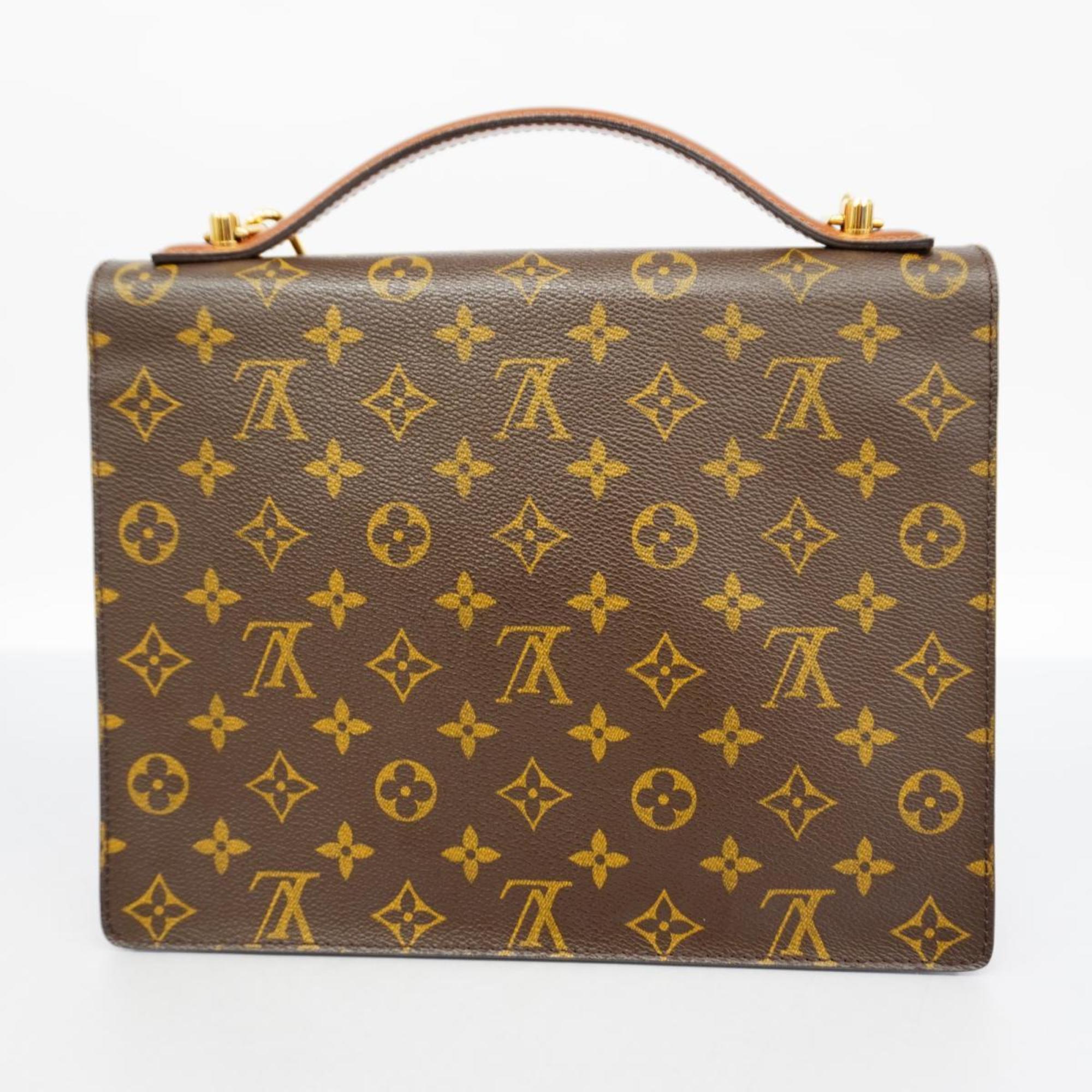 ルイ・ヴィトン(Louis Vuitton) ルイ・ヴィトン ショルダーバッグ モノグラム モンソー M51185 ブラウンレディース