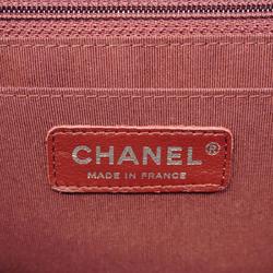 シャネル(Chanel) シャネル ショルダーバッグ デカマトラッセ Wチェーン ラムスキン ブラック   レディース