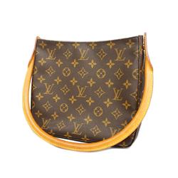 ルイ・ヴィトン(Louis Vuitton) ルイ・ヴィトン ショルダーバッグ モノグラム ルーピングMM M51146 ブラウンレディース