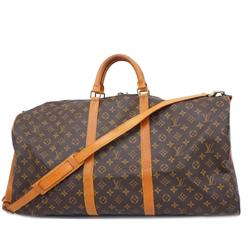 ルイ・ヴィトン(Louis Vuitton) ルイ・ヴィトン ボストンバッグ モノグラム キーポルバンドリエール60 M41412 ブラウンメンズ レディース