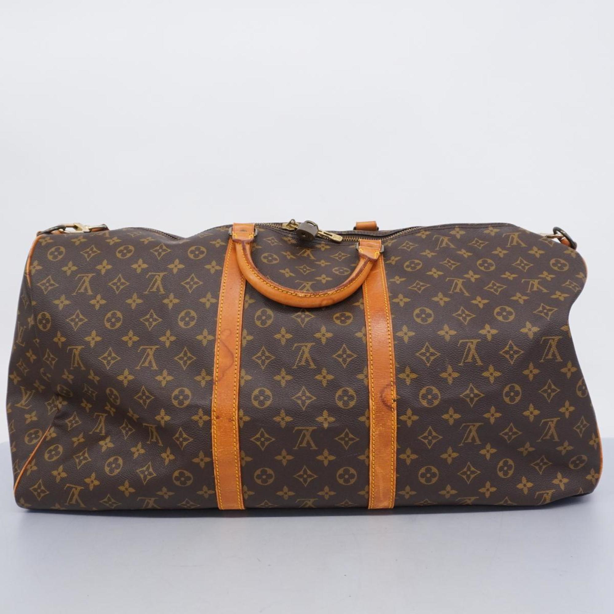 ルイ・ヴィトン(Louis Vuitton) ルイ・ヴィトン ボストンバッグ モノグラム キーポルバンドリエール60 M41412 ブラウンメンズ レディース