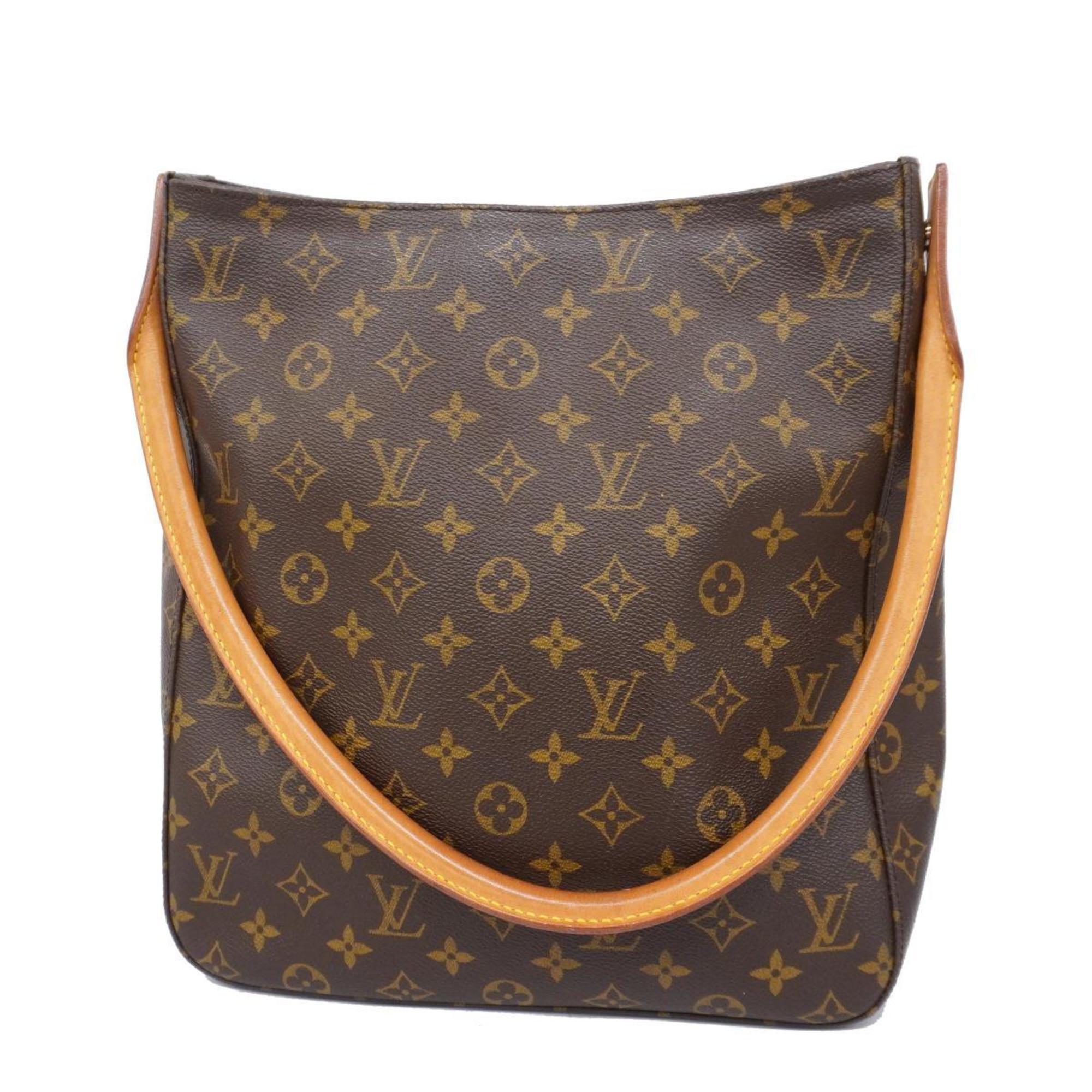 ルイ・ヴィトン(Louis Vuitton) ルイ・ヴィトン ショルダーバッグ モノグラム ルーピングGM M51145 ブラウンレディース