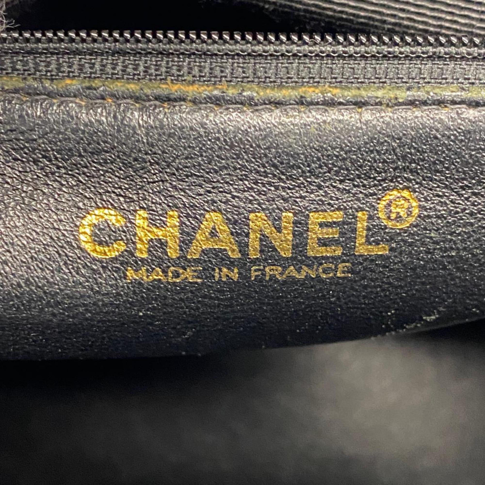 シャネル(Chanel) シャネル トートバッグ 復刻トート キャビアスキン ブラック  レディース