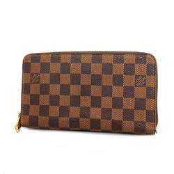 ルイ・ヴィトン(Louis Vuitton) ルイ・ヴィトン 長財布 ダミエ ジッピーオーガナイザー N60003 エベヌメンズ レディース