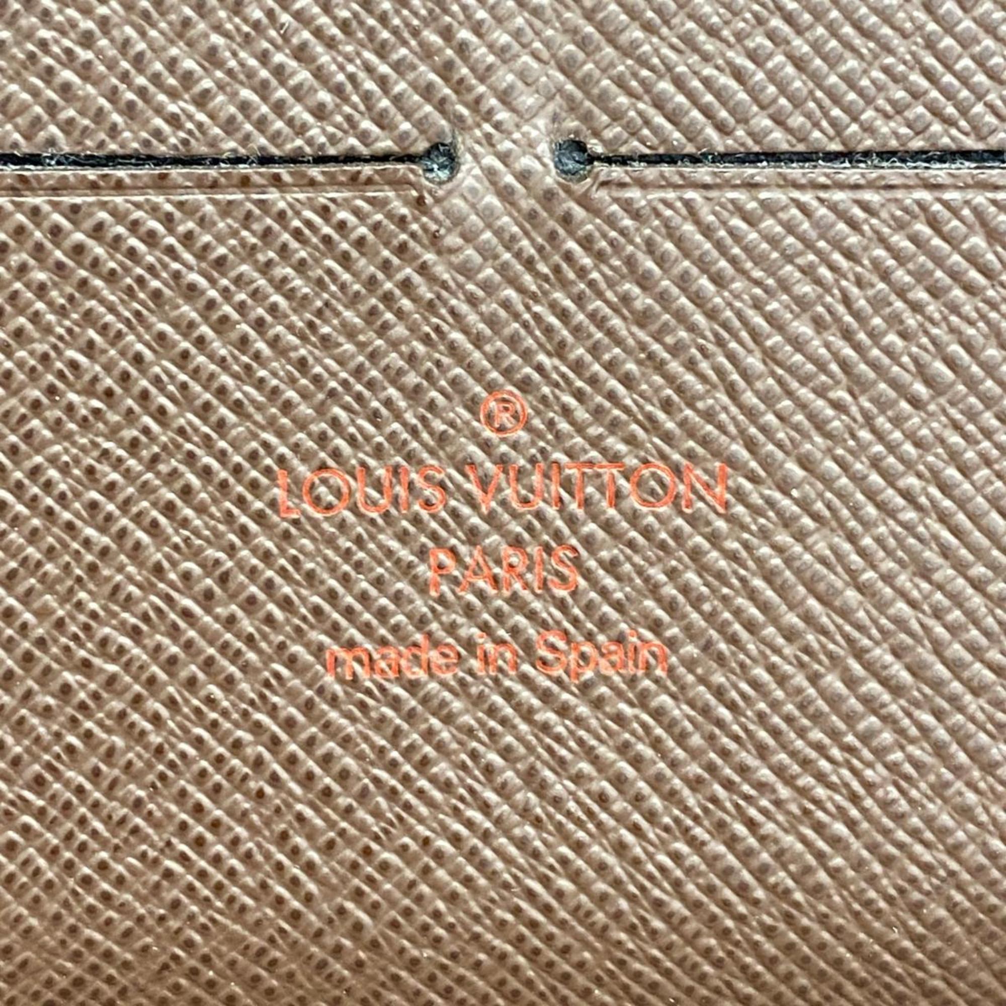 ルイ・ヴィトン(Louis Vuitton) ルイ・ヴィトン 長財布 ダミエ ジッピーオーガナイザー N60003 エベヌメンズ レディース