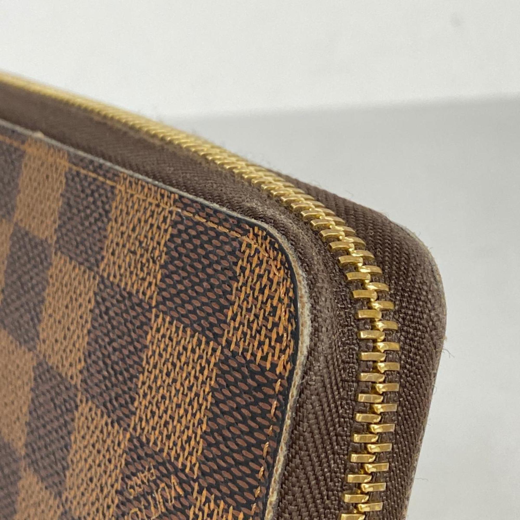 ルイ・ヴィトン(Louis Vuitton) ルイ・ヴィトン 長財布 ダミエ ジッピーオーガナイザー N60003 エベヌメンズ レディース