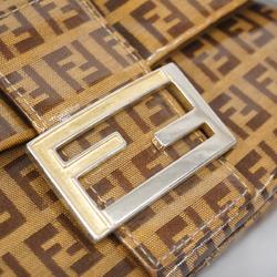 フェンディ(Fendi) フェンディ ショルダーバッグ ズッキーノ マンマバケット  ブラウン   レディース