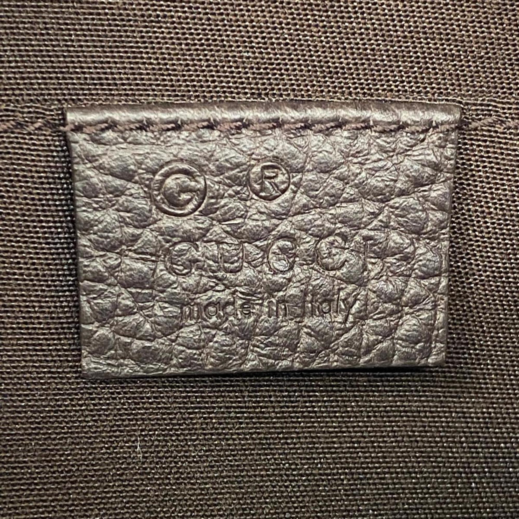 グッチ(Gucci) グッチ ハンドバッグ GGクリスタル 336664 レザー コーティングキャンバス ブラウン シャンパン  レディース