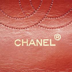 シャネル(Chanel) シャネル ショルダーバッグ マトラッセ Wフラップ Wチェーン ラムスキン ブラック   レディース