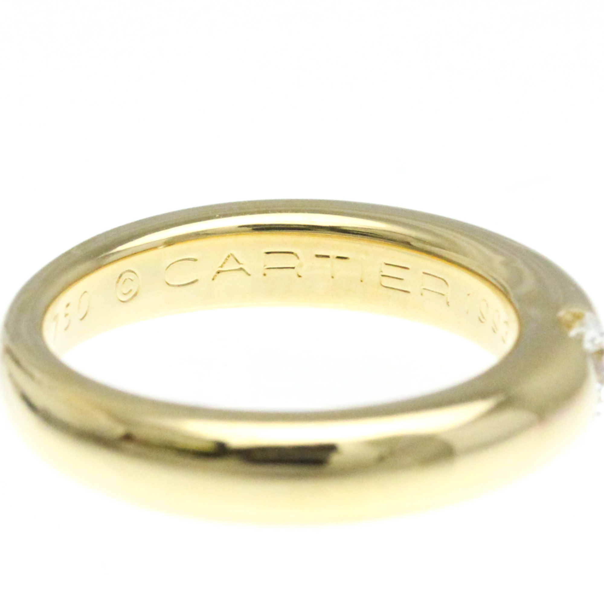 カルティエ(Cartier) エリプス リング K18イエローゴールド(K18YG) ファッション ダイヤモンド バンドリング カラット/0.25 ゴールド