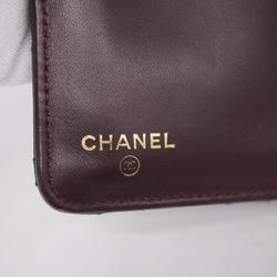 シャネル(Chanel) シャネル 財布 マトラッセ キャビアスキン ブラック   レディース