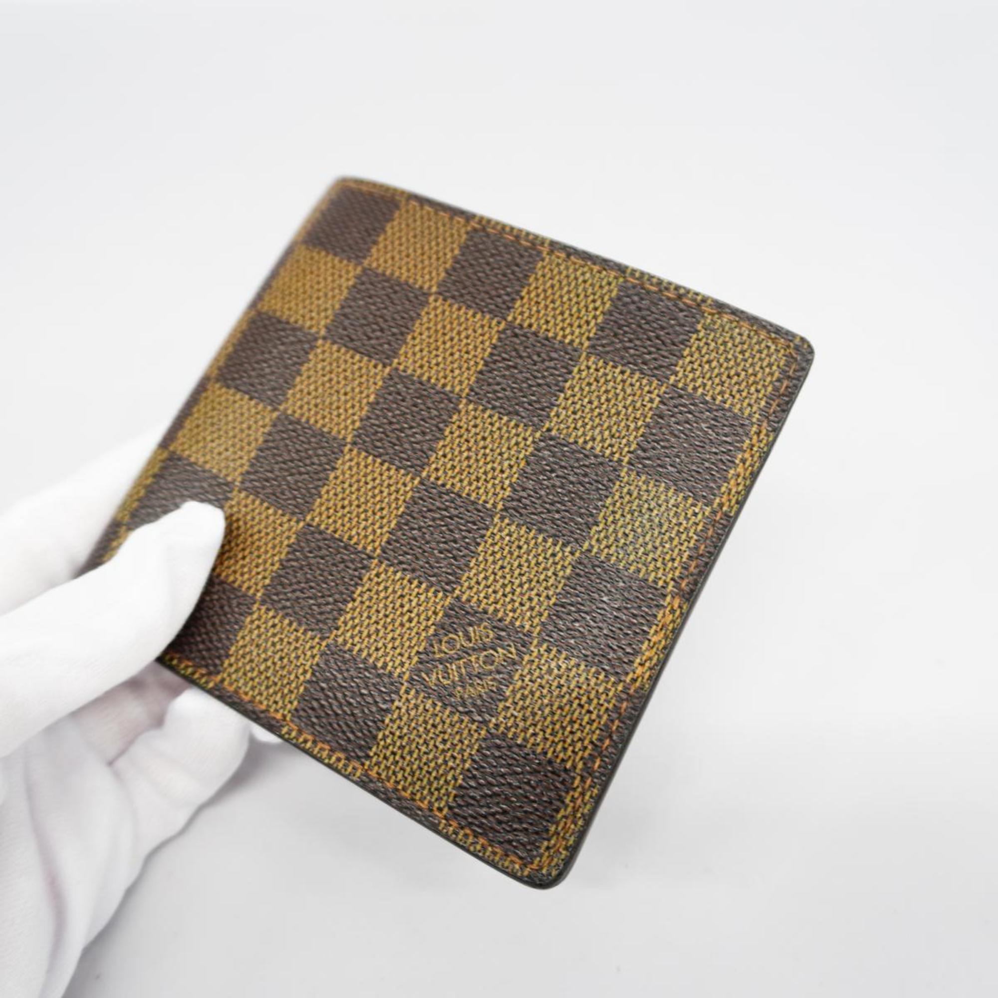 ルイ・ヴィトン(Louis Vuitton) ルイ・ヴィトン 財布 ダミエ ポルトフォイユマルコ N61675 エベヌメンズ