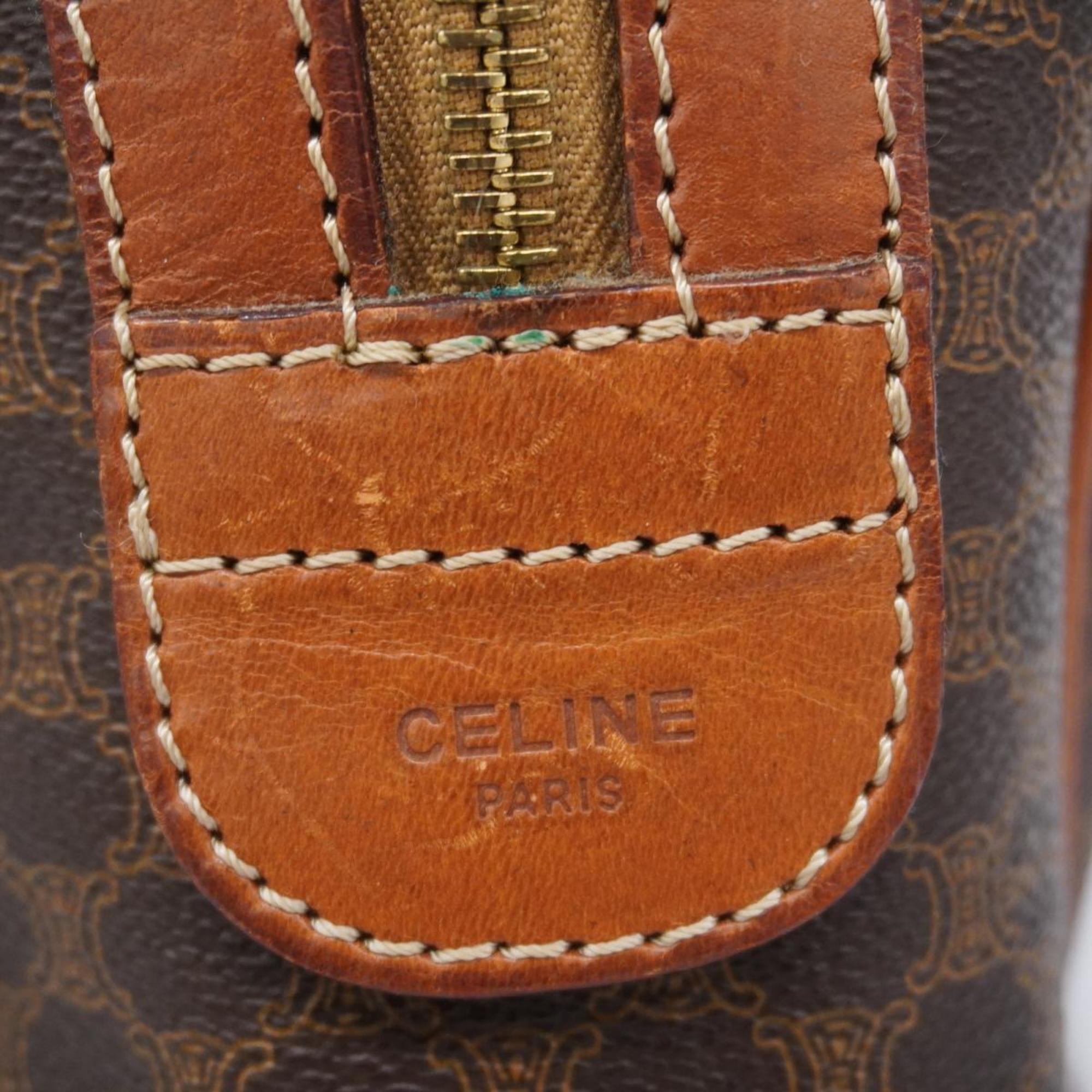 セリーヌ(Celine) セリーヌ ハンドバッグ マカダム  ブラウン   レディース