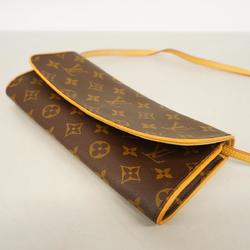 ルイ・ヴィトン(Louis Vuitton) ルイ・ヴィトン ショルダーバッグ モノグラム ポシェットツインGM M51852 ブラウンレディース