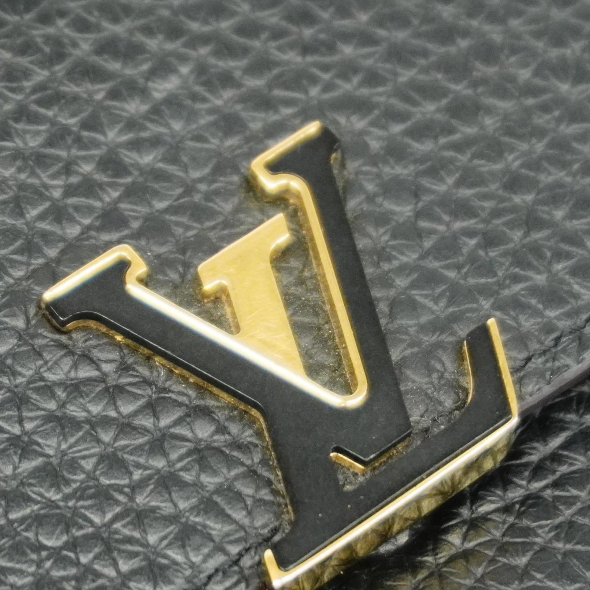 ルイ・ヴィトン(Louis Vuitton) ルイ・ヴィトン 三つ折り財布 トリヨン ポルトフォイユカプシーヌ M62157 ノワール ホットピンクレディース