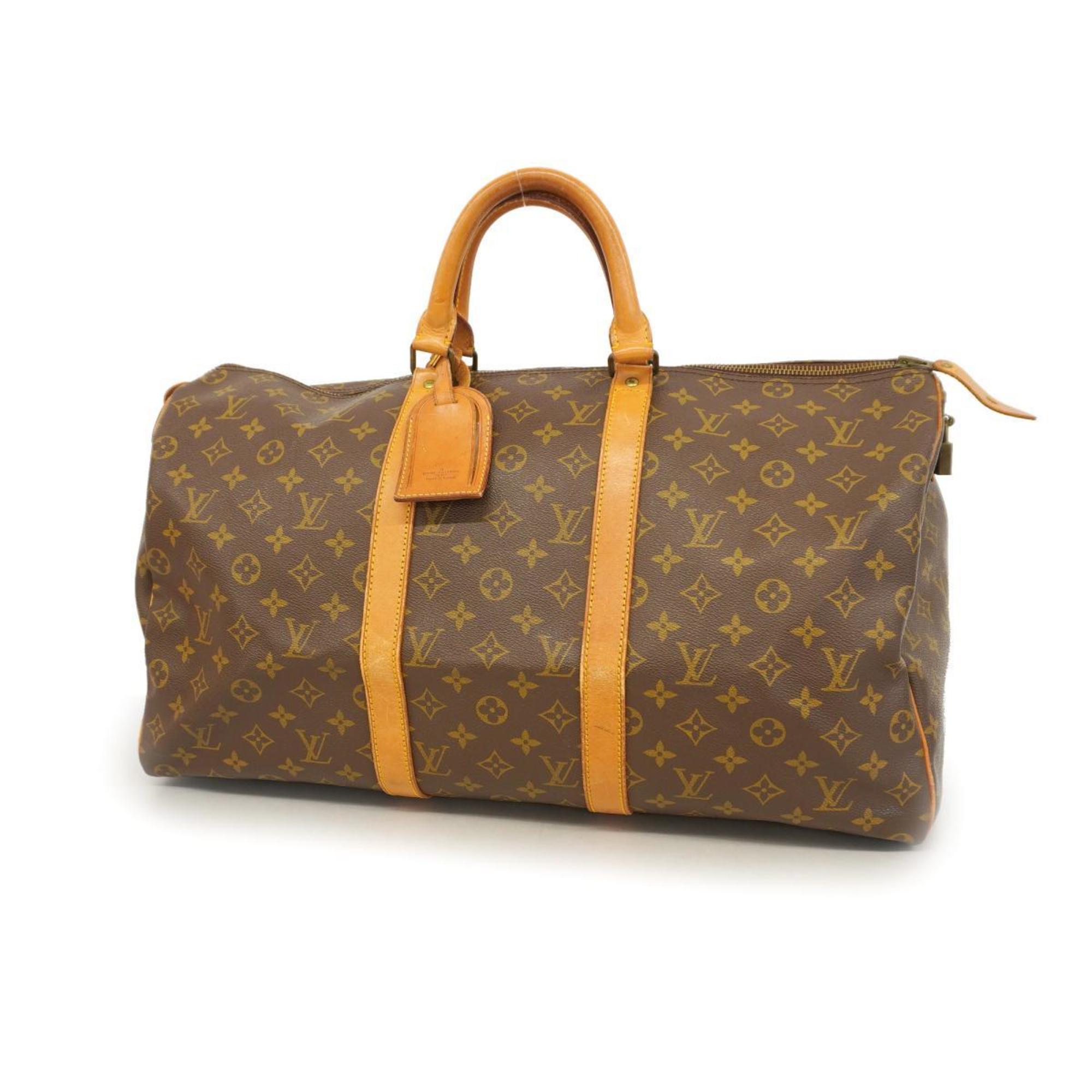 ルイ・ヴィトン(Louis Vuitton) ルイ・ヴィトン ボストンバッグ モノグラム キーポル50 M41426 ブラウンメンズ レディース