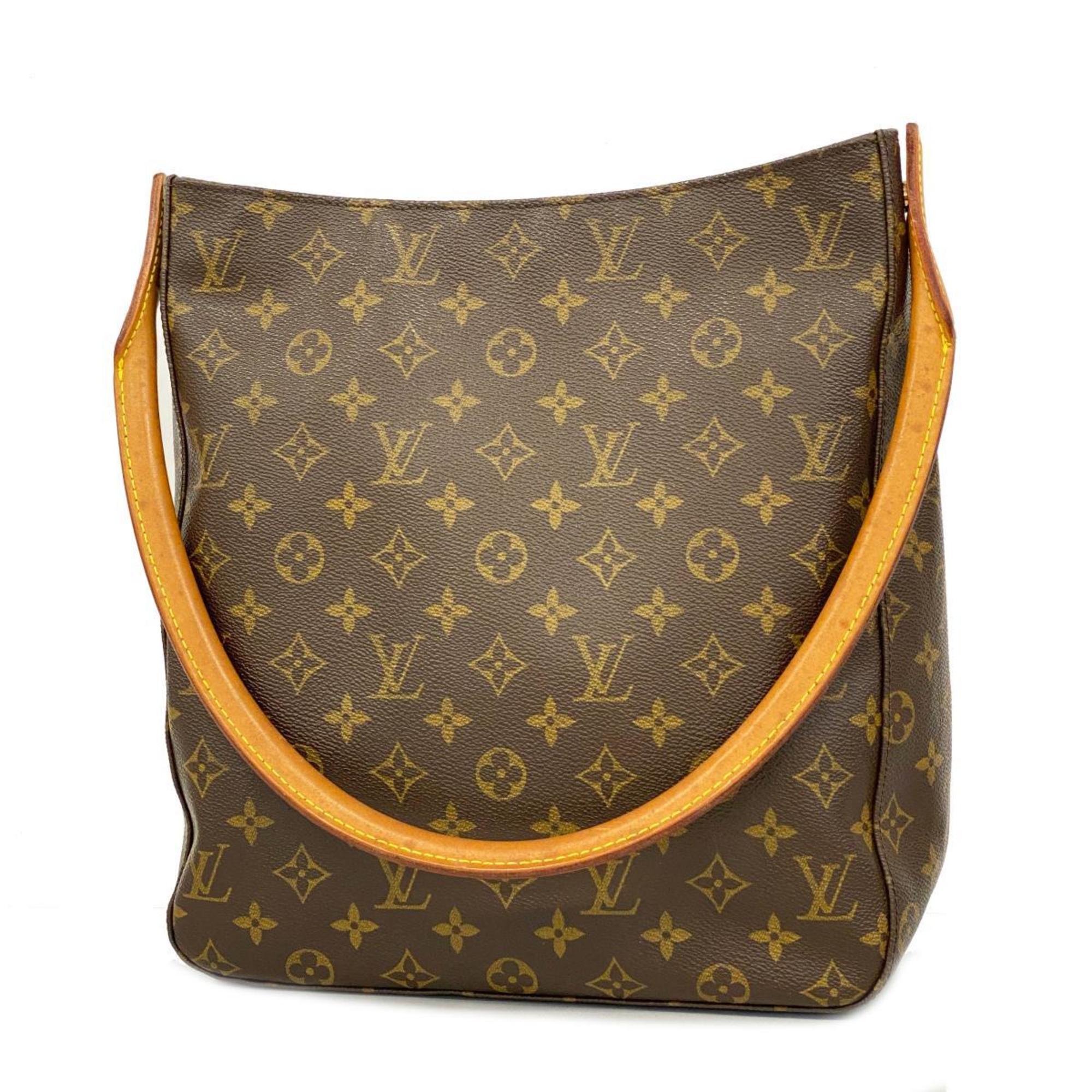 ルイ・ヴィトン(Louis Vuitton) ルイ・ヴィトン ショルダーバッグ モノグラム ルーピングGM M51145 ブラウンレディース