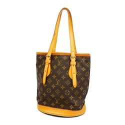 ルイ・ヴィトン(Louis Vuitton) ルイ・ヴィトン トートバッグ モノグラム バケットPM M42238 ブラウンレディース