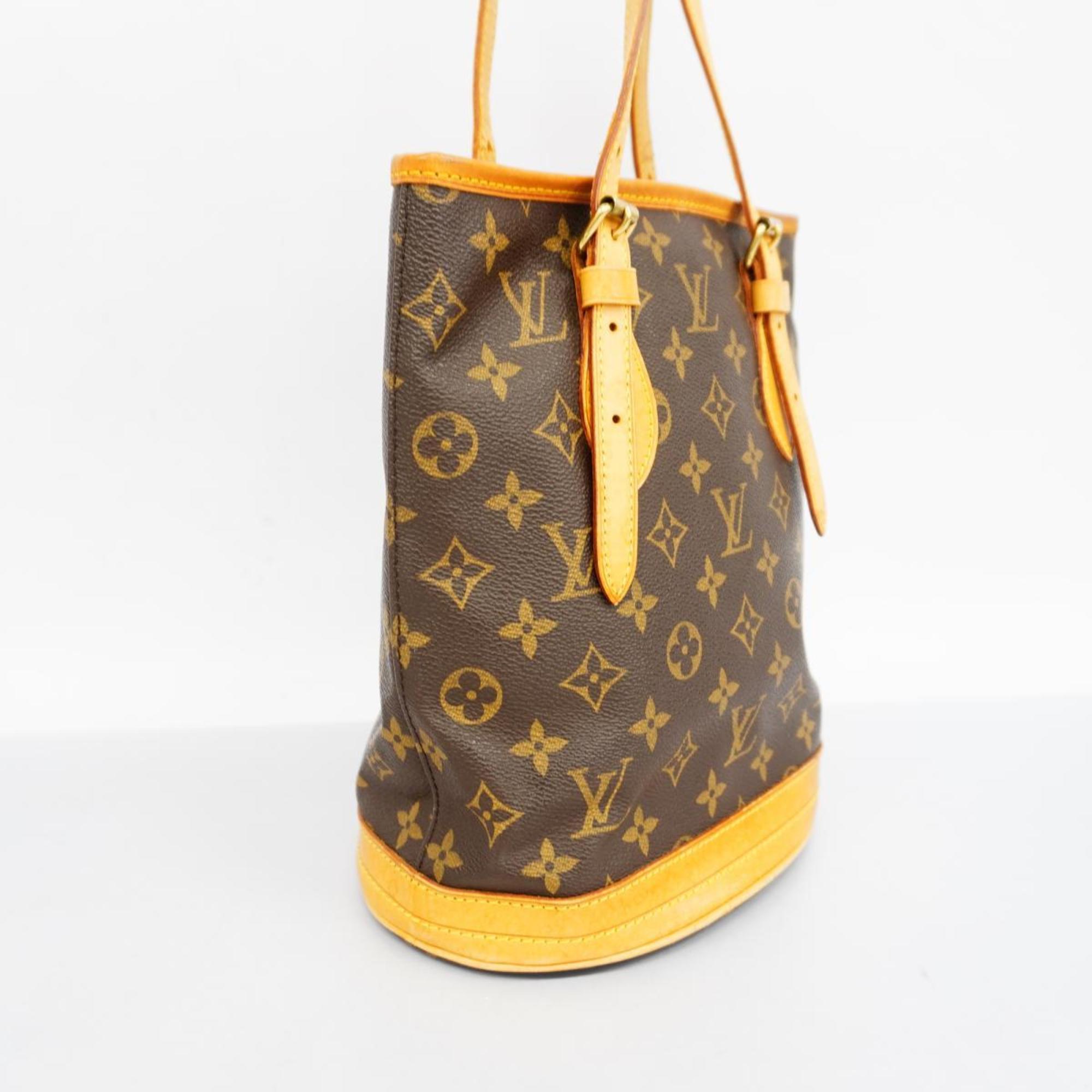 ルイ・ヴィトン(Louis Vuitton) ルイ・ヴィトン トートバッグ モノグラム バケットPM M42238 ブラウンレディース