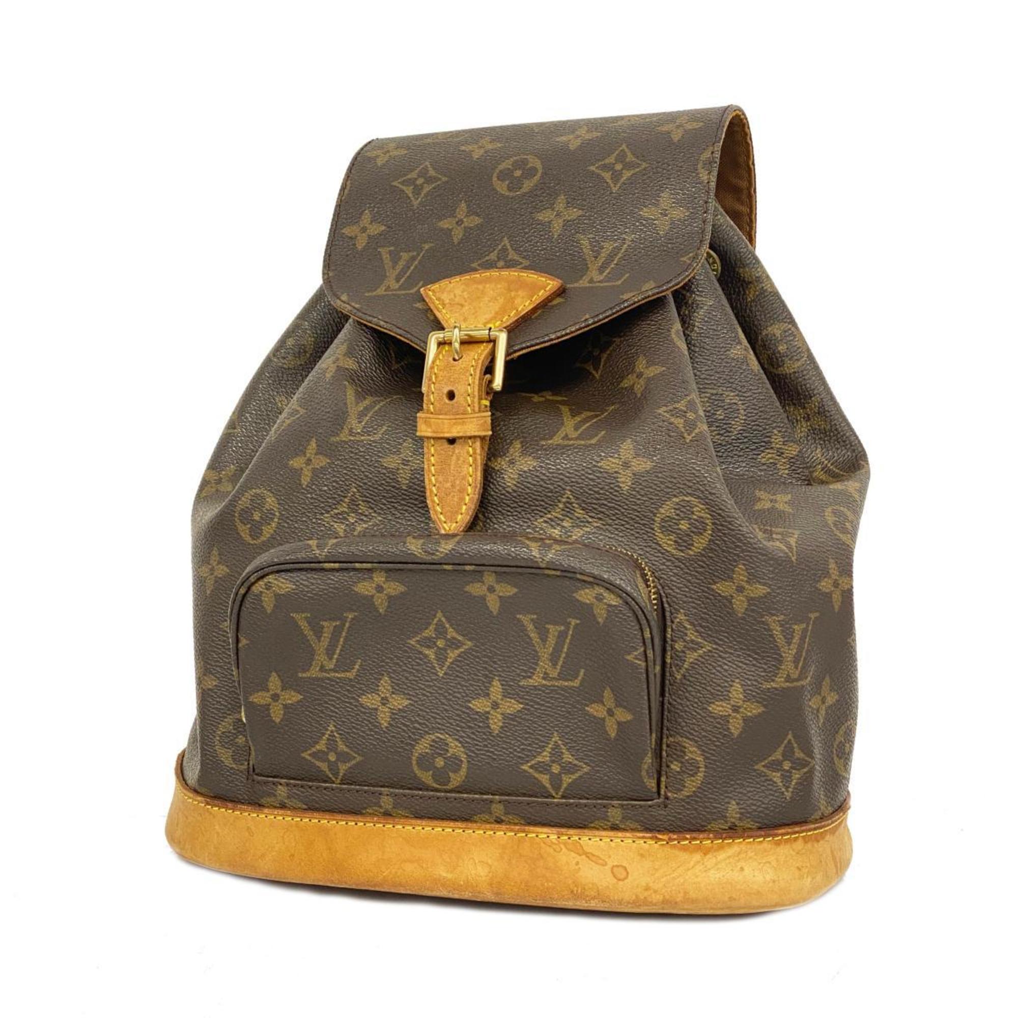 ルイ・ヴィトン(Louis Vuitton) ルイ・ヴィトン リュックサック モノグラム モンスリMM M51136 ブラウンレディース