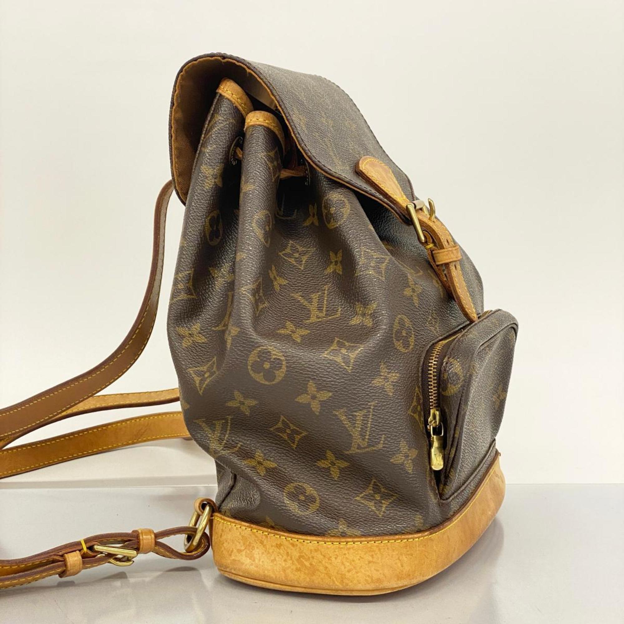 ルイ・ヴィトン(Louis Vuitton) ルイ・ヴィトン リュックサック モノグラム モンスリMM M51136 ブラウンレディース