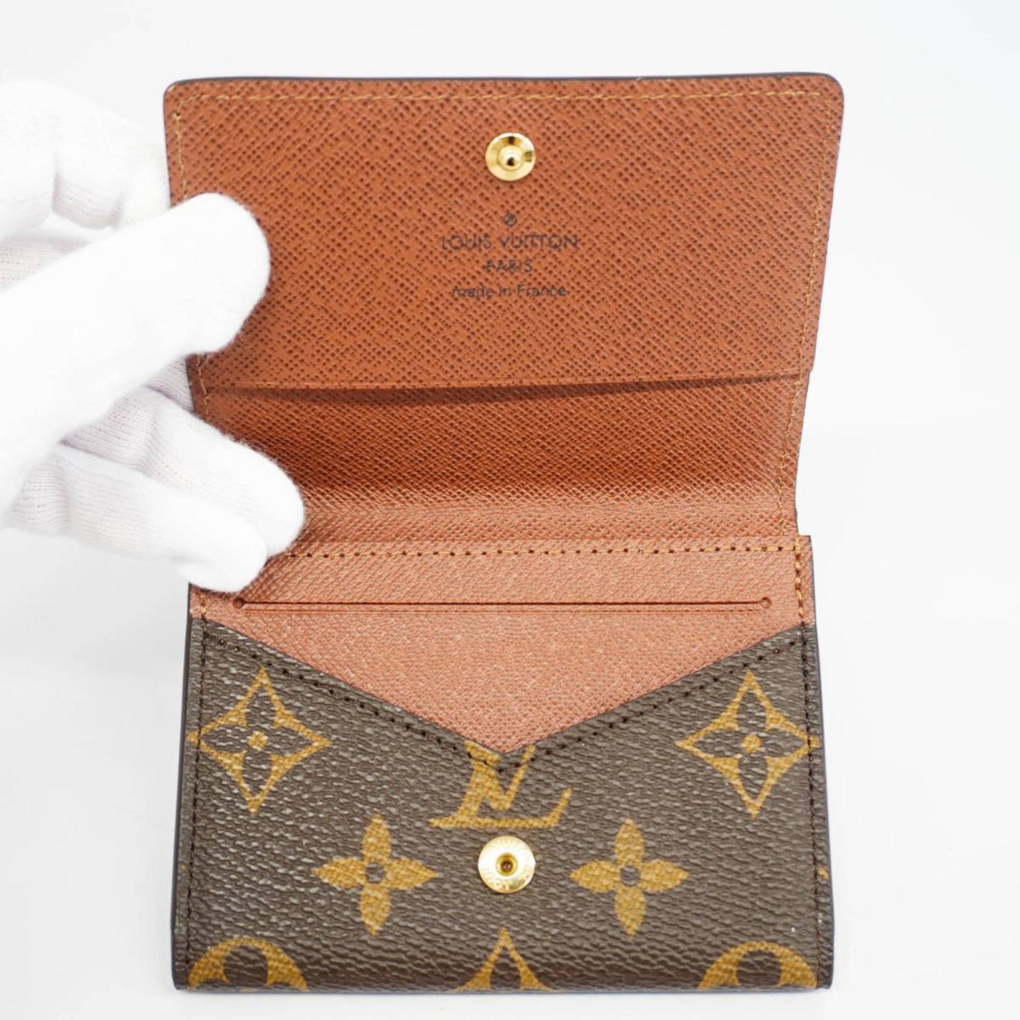 ルイ・ヴィトン(Louis Vuitton) ルイ・ヴィトン 名刺入れ モノグラム アンヴェロップカルトドゥヴィジット M63801 ブラウンメンズ レディース