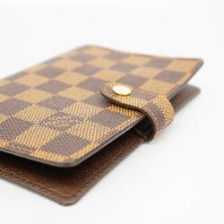 ルイ・ヴィトン(Louis Vuitton) ルイ・ヴィトン 手帳カバー ダミエ アジェンダPM R20700 エベヌメンズ レディース