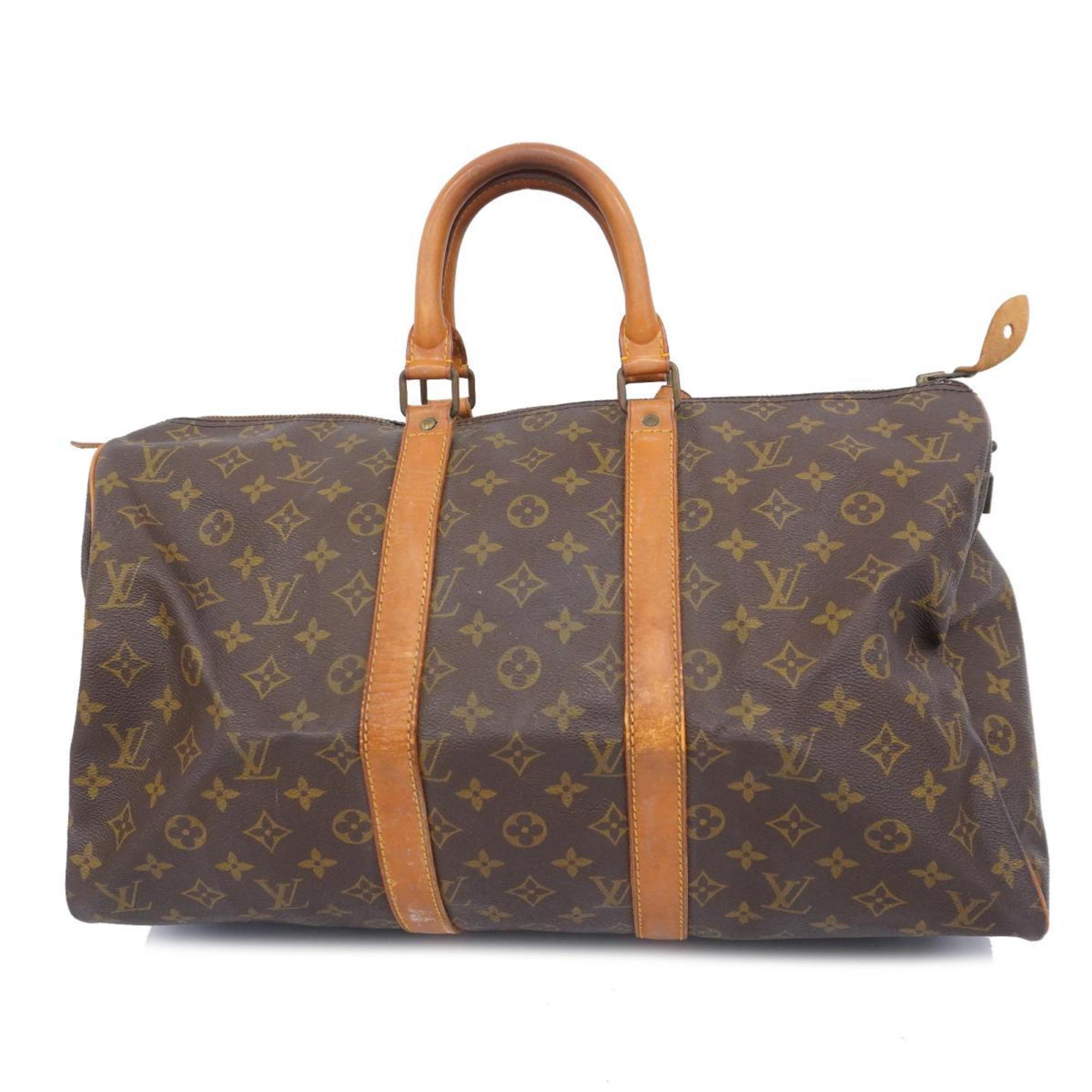 ルイ・ヴィトン(Louis Vuitton) ルイ・ヴィトン ボストンバッグ モノグラム キーポル45 M41428 ブラウンメンズ レディース