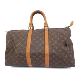 ルイ・ヴィトン(Louis Vuitton) ルイ・ヴィトン ボストンバッグ モノグラム キーポル45 M41428 ブラウンメンズ レディース