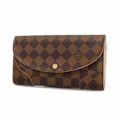 ルイ・ヴィトン(Louis Vuitton) ルイ・ヴィトン 長財布 ダミエ ヴェルニ ポルトフォイユカイサ N61227 ローズバレリーヌレディース