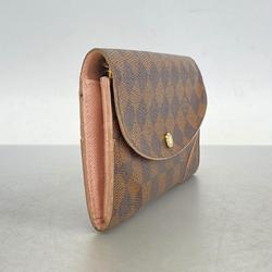 ルイ・ヴィトン(Louis Vuitton) ルイ・ヴィトン 長財布 ダミエ ヴェルニ ポルトフォイユカイサ N61227 ローズバレリーヌレディース