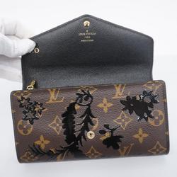 ルイ・ヴィトン(Louis Vuitton) ルイ・ヴィトン 長財布 モノグラム・ブロッサム ポルトフォイユサラ M62099 ブラウン ブラックレディース