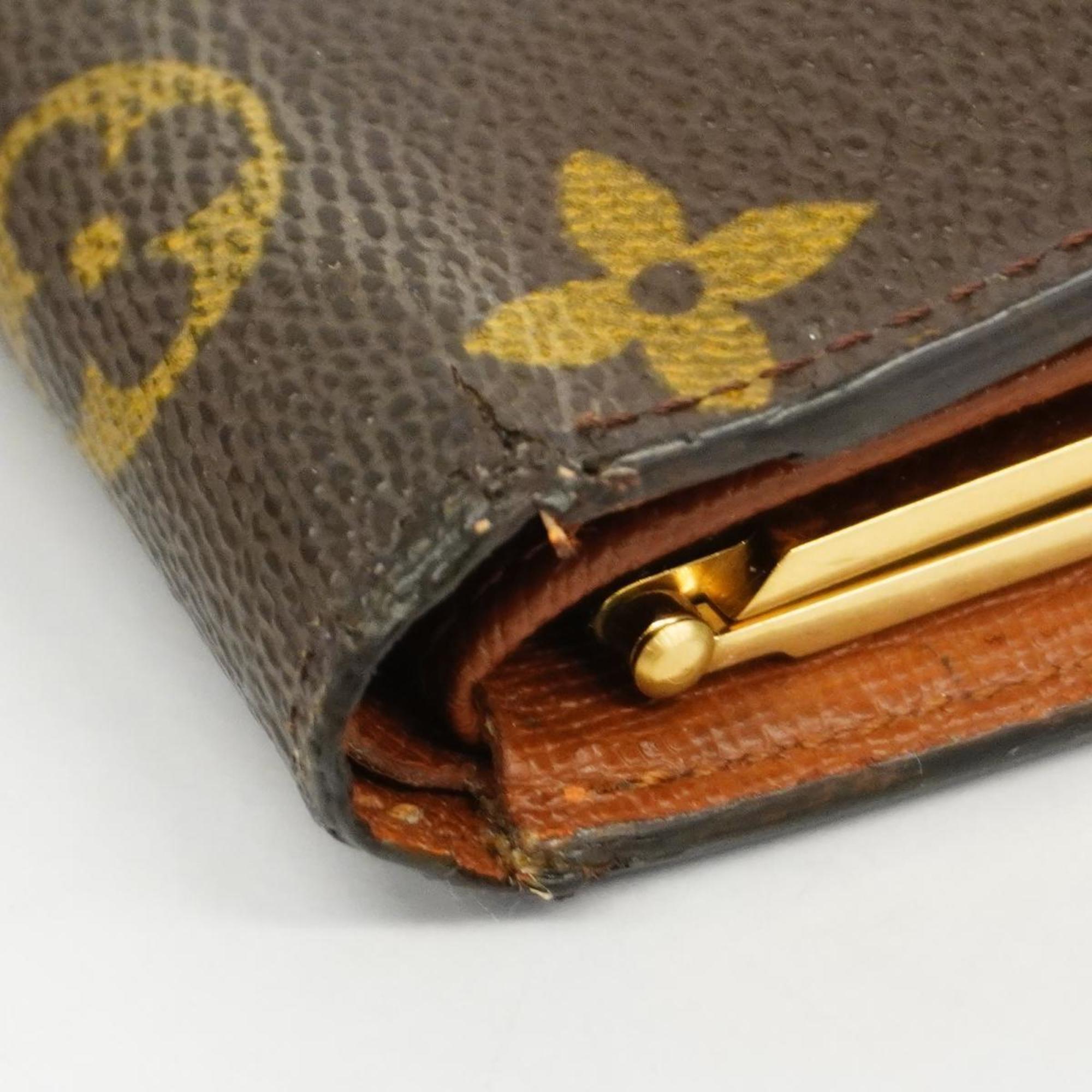 ルイ・ヴィトン(Louis Vuitton) ルイ・ヴィトン 財布 モノグラム ポルトモネビエヴィエノワ M61663 ブラウンレディース