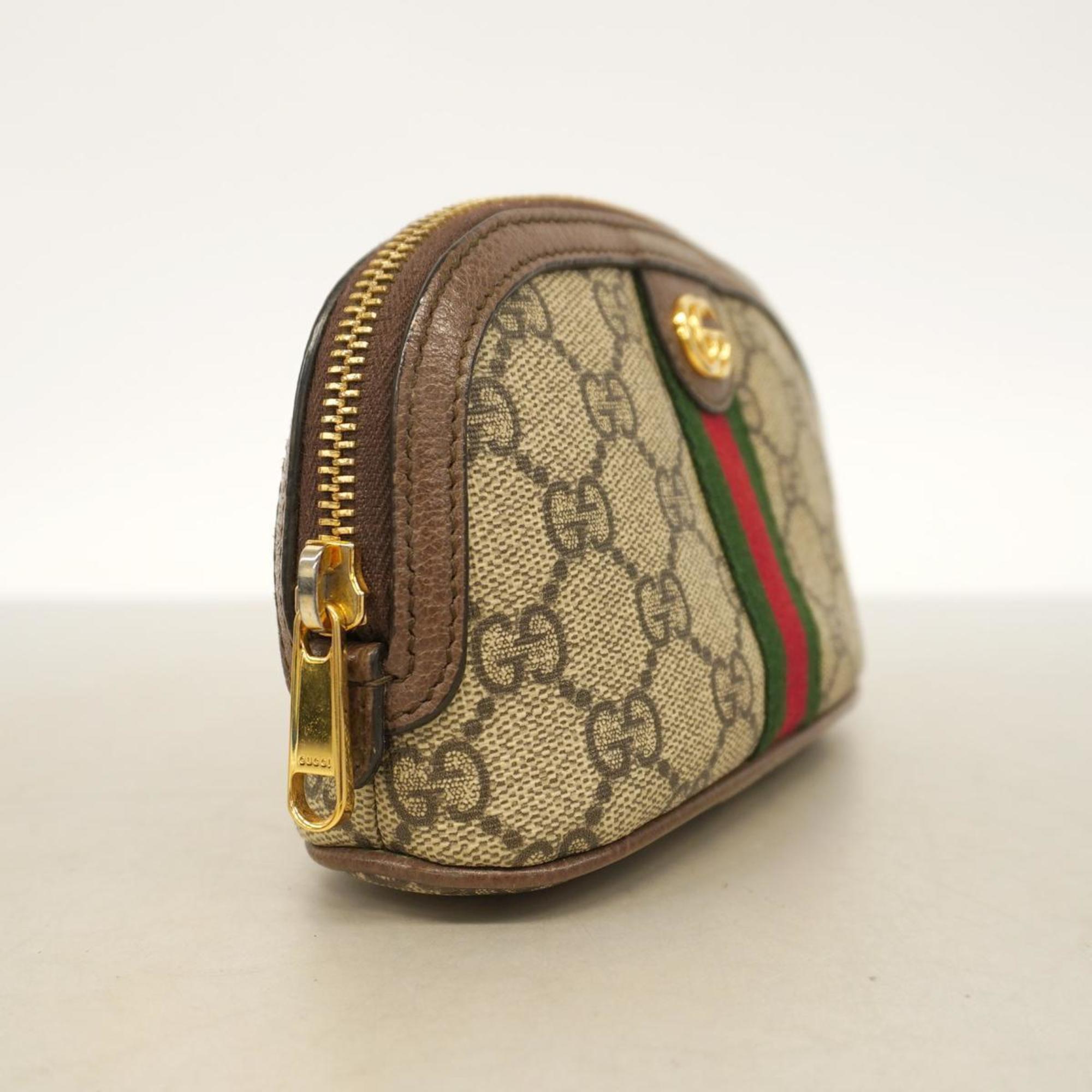 グッチ(Gucci) グッチ ポーチ オフィディア 625550  レザー ブラウン   レディース