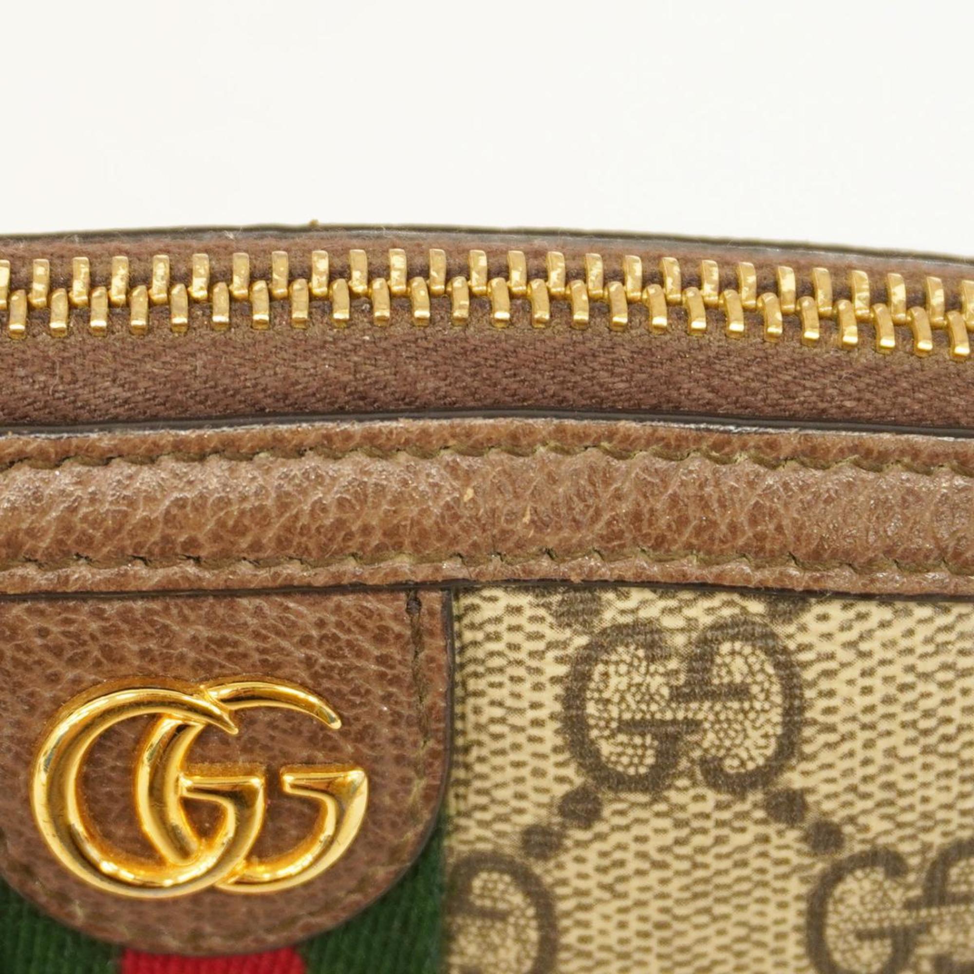 グッチ(Gucci) グッチ ポーチ オフィディア 625550  レザー ブラウン   レディース