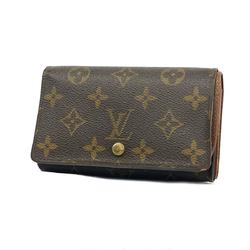 ルイ・ヴィトン(Louis Vuitton) ルイ・ヴィトン 財布 モノグラム ポルトモネジップ M61735 ブラウンレディース