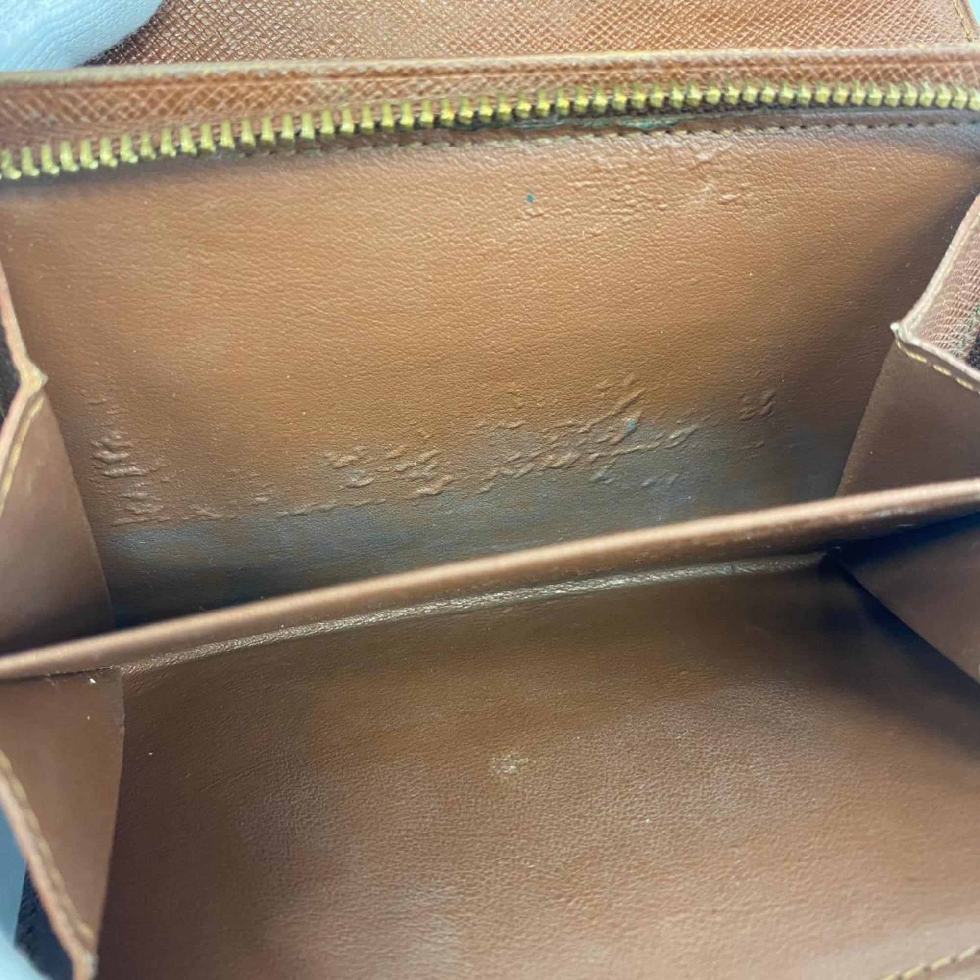 ルイ・ヴィトン(Louis Vuitton) ルイ・ヴィトン 財布 モノグラム ポルトモネジップ M61735 ブラウンレディース