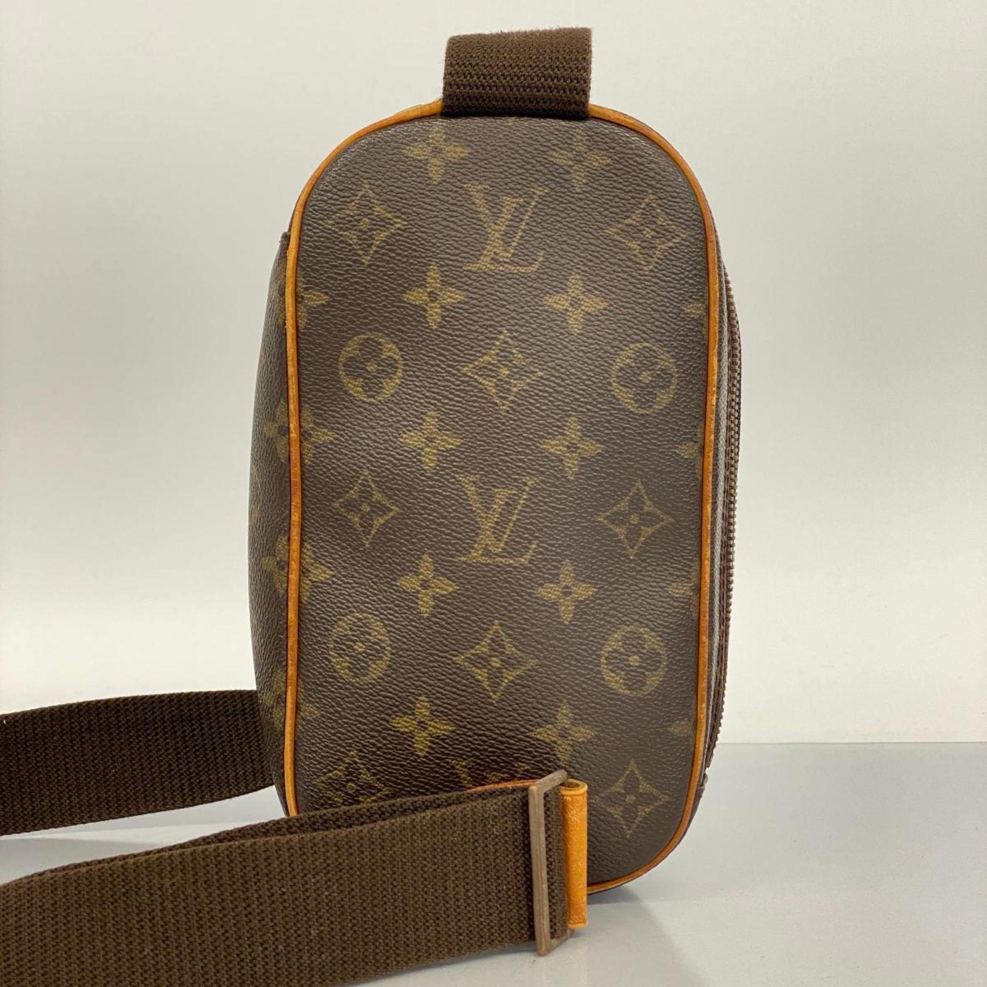 ルイ・ヴィトン(Louis Vuitton) ルイ・ヴィトン ボディバッグ モノグラム ポシェットガンジュ M51870 ブラウンメンズ レディース