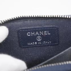 シャネル(Chanel) シャネル 財布・コインケース ラムスキン ネイビー   レディース