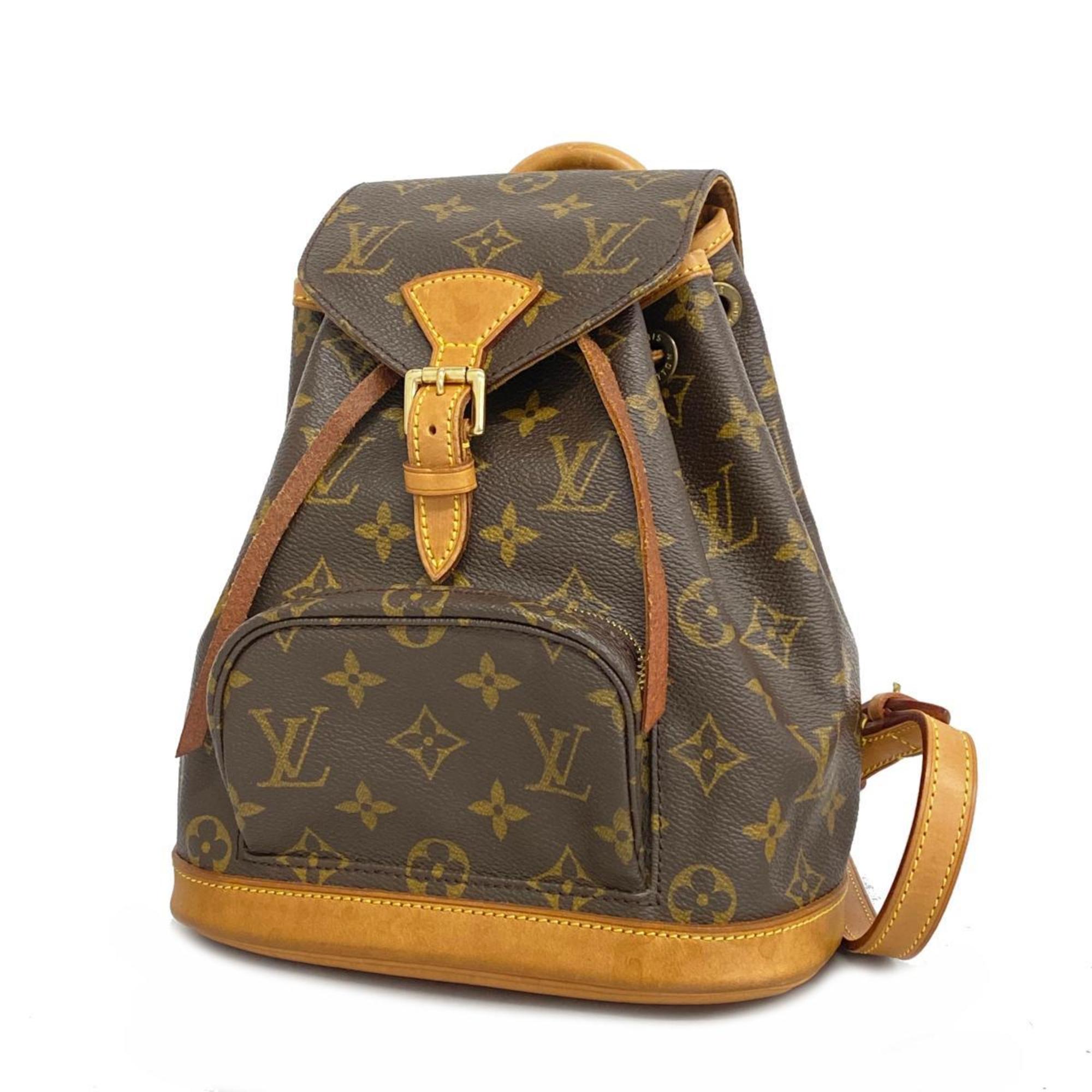 ルイ・ヴィトン(Louis Vuitton) ルイ・ヴィトン リュックサック モノグラム モンスリ M51137 ブラウンレディース