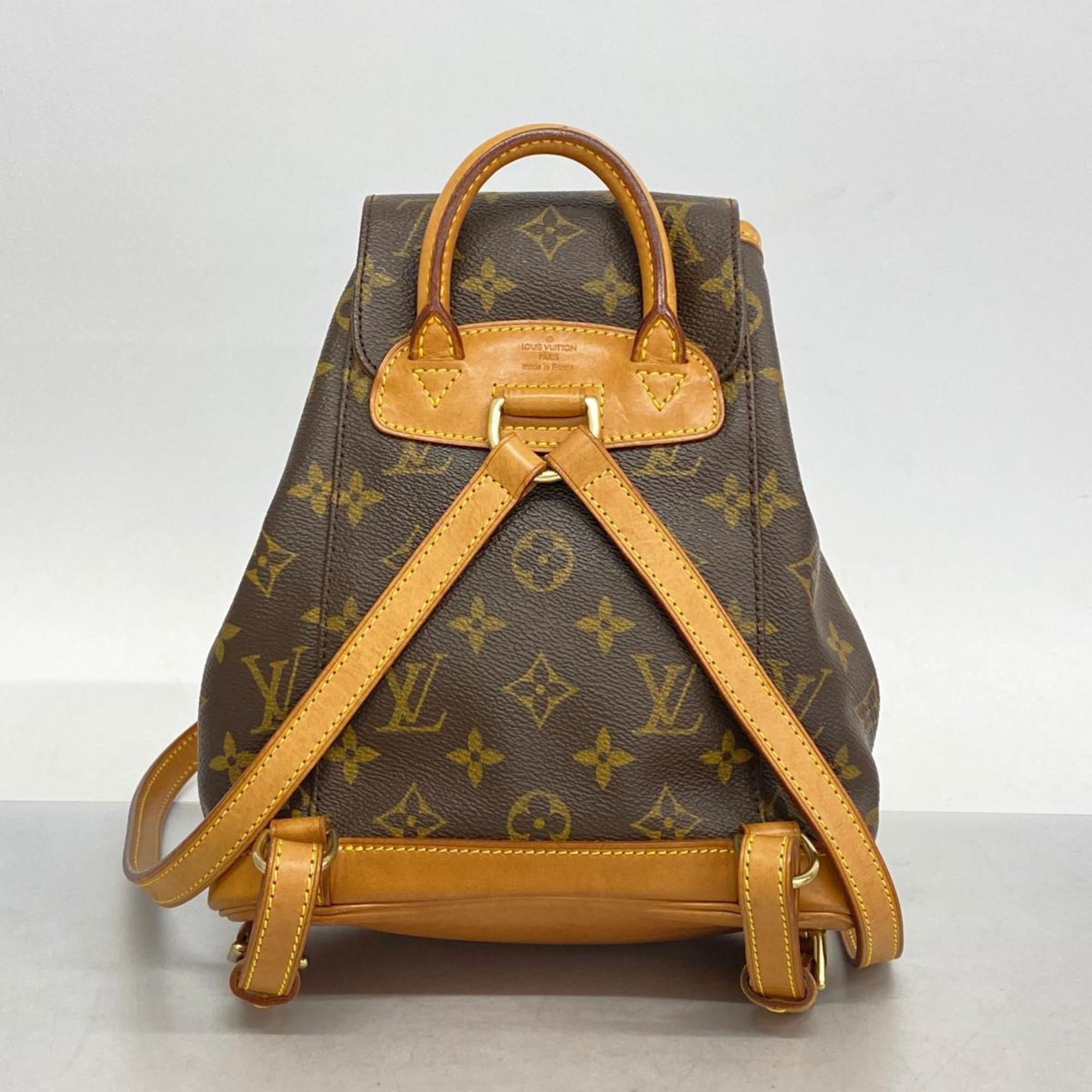 ルイ・ヴィトン(Louis Vuitton) ルイ・ヴィトン リュックサック モノグラム モンスリ M51137 ブラウンレディース