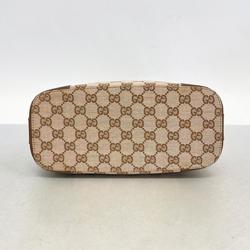 グッチ(Gucci) グッチ ショルダーバッグ GGキャンバス 001 4204 キャンバス ピンク ブラウン シャンパン  レディース